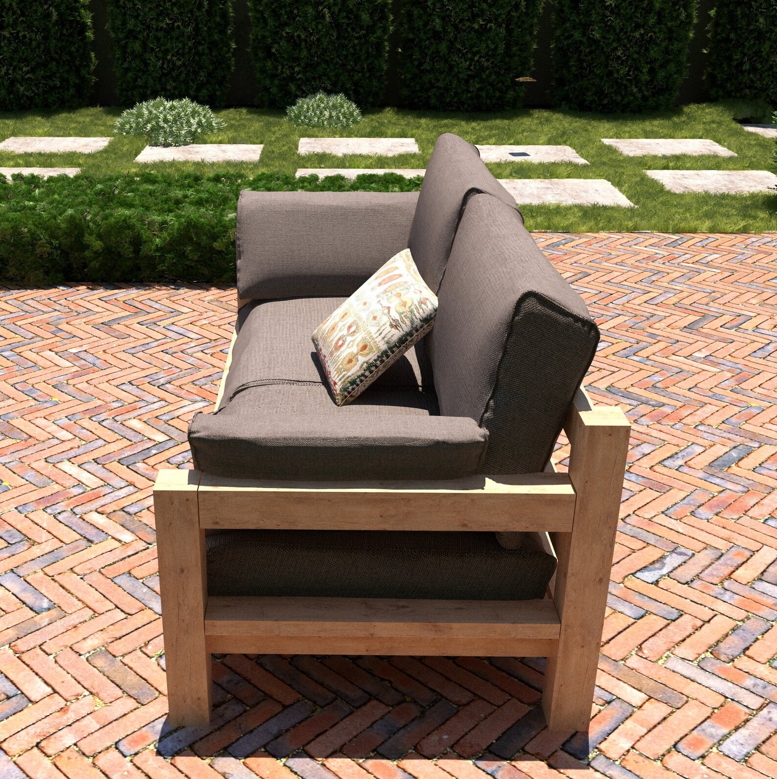 DIY Patio Sofa Plans Outdoor Sofa Plans Patio Bench Plans Etsy