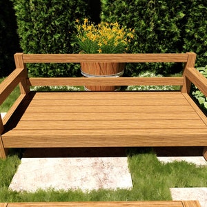 DIY Outdoor Furniture Sofa Set Plans, Patio Bench Plans, Garden Sofa Set Plans, Easy Build, Step by Step Instructions, PDF Instant Download image 4