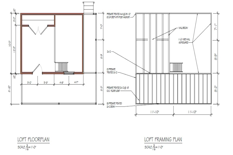 Modern tiny house plans with loft and spacious covered porches, perfect for small living enthusiasts. This 16x20 tiny home floor plan includes a functional 2-bedroom, 1-Bath, 1-Kitchen, open living space, and outdoor deck areas for relaxing. Ideal for anyone searching for small cabin designs, affordable housing solutions, or minimalist living ideas. Downloadable PDF building plans for easy construction.