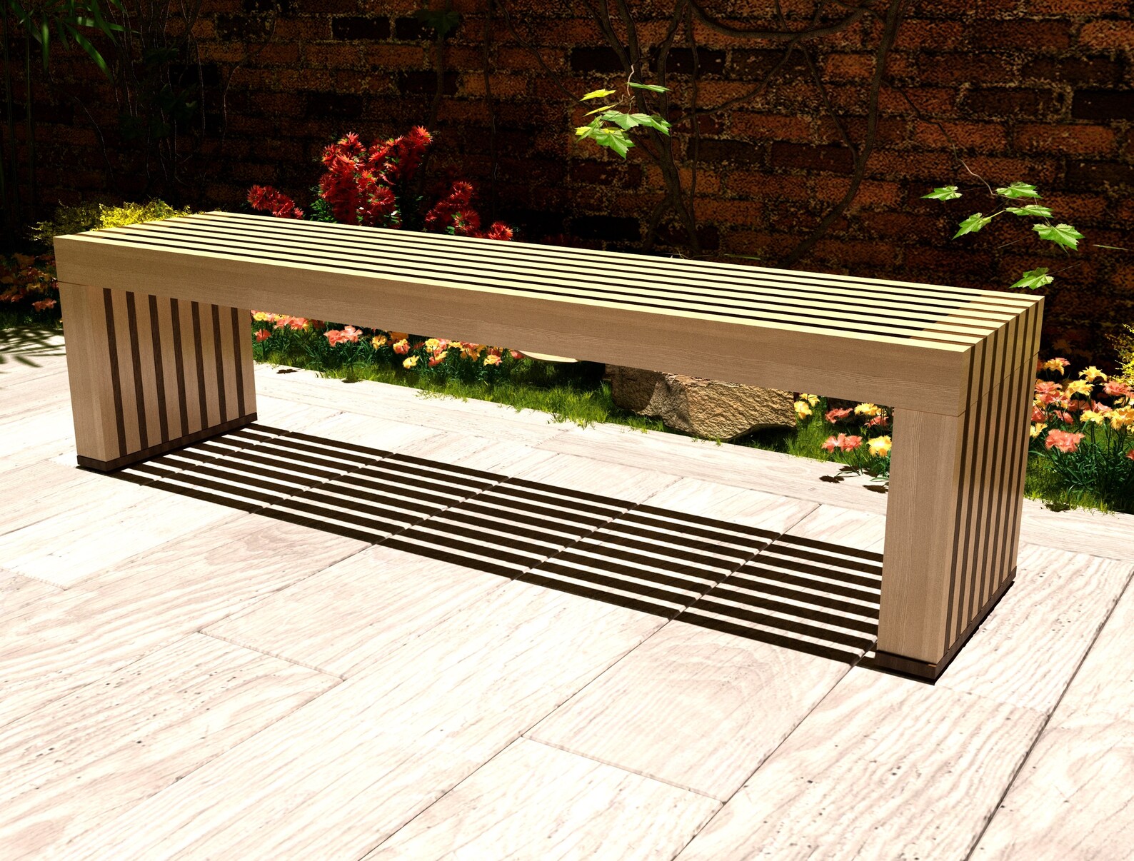 DIY Outdoor Seating Bench Plans Patio Furniture Plans PDF Etsy Australia