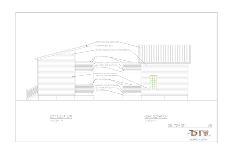 Modern tiny house plans with loft and spacious covered porches, perfect for small living enthusiasts. This 16x20 tiny home floor plan includes a functional 2-bedroom, 1-Bath, 1-Kitchen, open living space, and outdoor deck areas for relaxing. Ideal for anyone searching for small cabin designs, affordable housing solutions, or minimalist living ideas. Downloadable PDF building plans for easy construction.