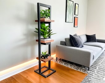 DIY 3-Tier Wood Flower Pot Stand Plans: Home Decor Furniture (PDF File)