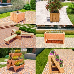 Discover a complete 40-plan DIY woodworking set for interior and exterior furniture. Includes printable construction blueprints for outdoor dining tables, picnic benches, Adirondack chairs, planter boxes, sectional sofa and sofa sets, garage storage shelves, and custom wood shelving. Perfect DIY woodworker resource offering step-by-step instructions, materials list, and cut diagrams. Great for backyard projects, home upgrades, furniture building, woodworking plans bundle. Instant PDF download.