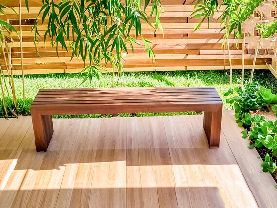 DIY Modern Bench Build PLANS, Outdoor Patio Bench Plans, Easy to Build, PDF  File Instant Download - Etsy