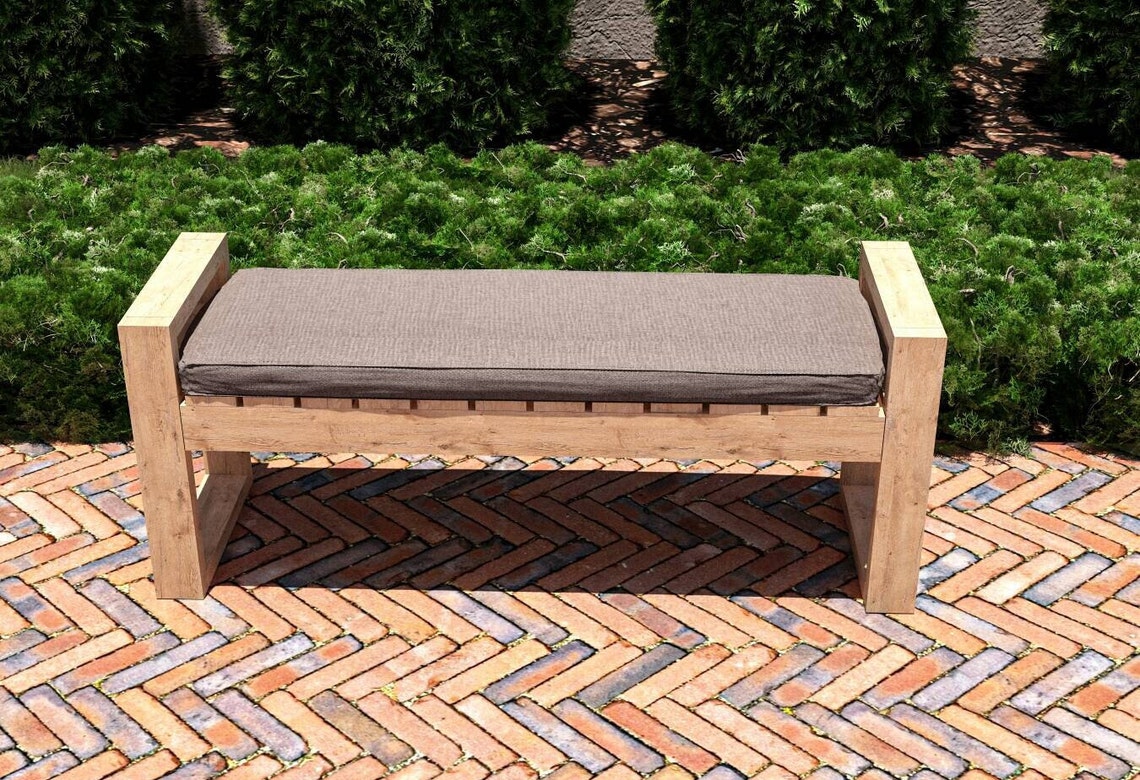DIY Outdoor Seating Bench Plans Patio Furniture Plans PDF Etsy Australia