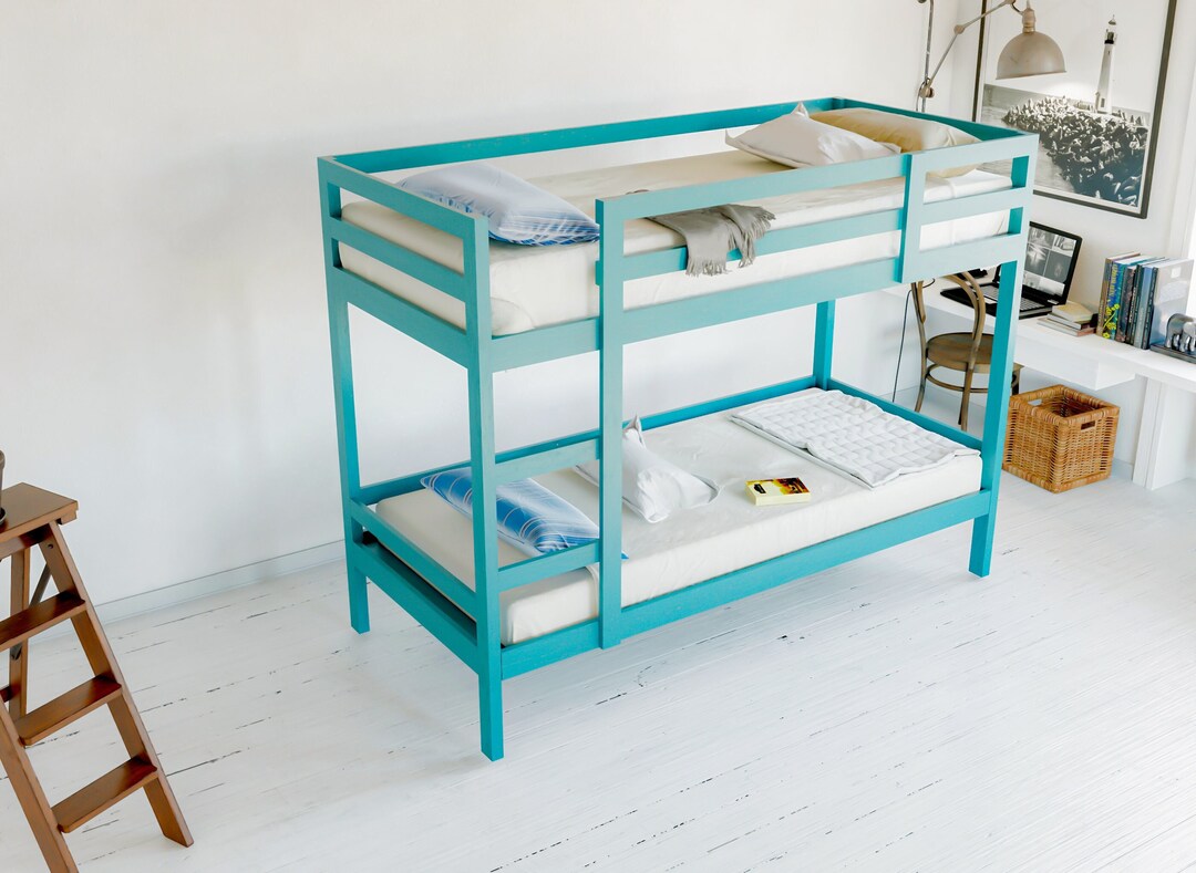 DIY Twin Bunk Loft Bed Build Plans Kids Bed Plans Children Etsy