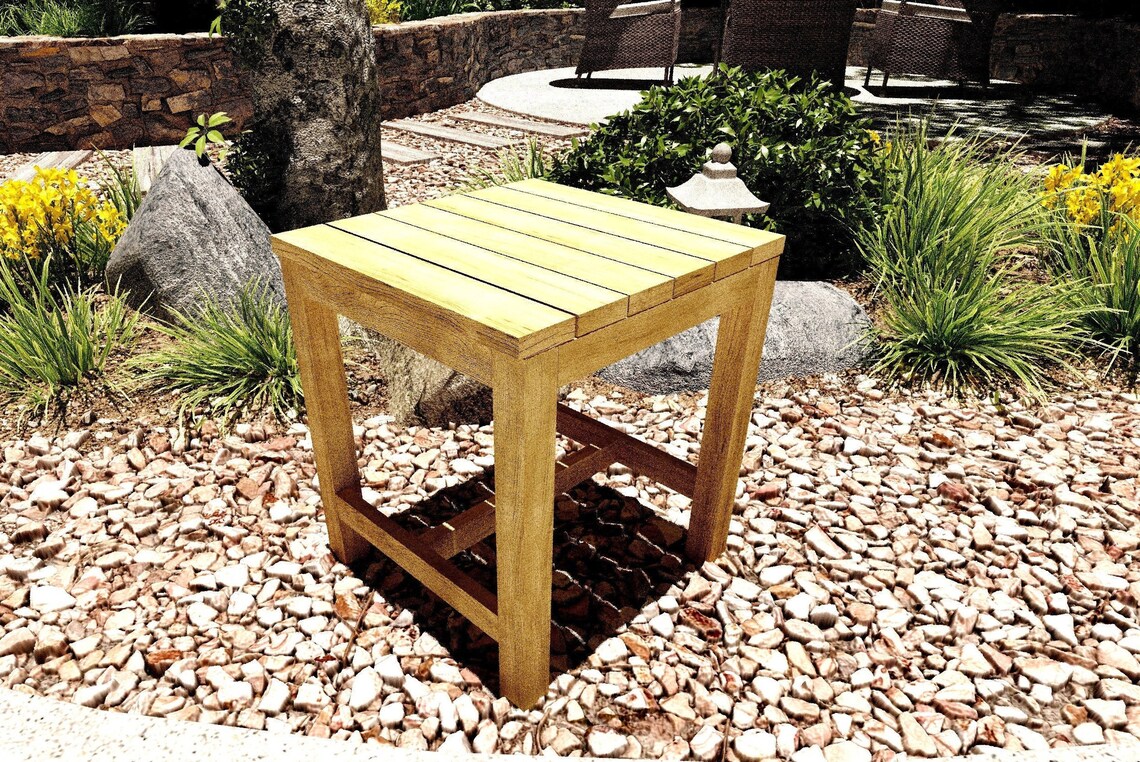 DIY Outdoor Stool Build Plans Garden Stool Plans PDF File - Etsy