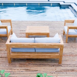 DIY Outdoor Sofa Set Furniture Plans, Patio Chair Plans, Garden Seating ...