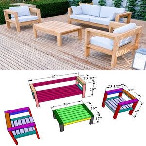 10 best-selling DIY woodworking build plans bundle with sectional sofa set, outdoor sofa set, picnic table, planter box, Leopold bench, floating nightstand, and Adirondack chair plans. Beginner-friendly and pro-approved step-by-step guides for outdoor and indoor furniture. Perfect for garden, patio, and home woodworking projects. Instant digital download for workshop builders.