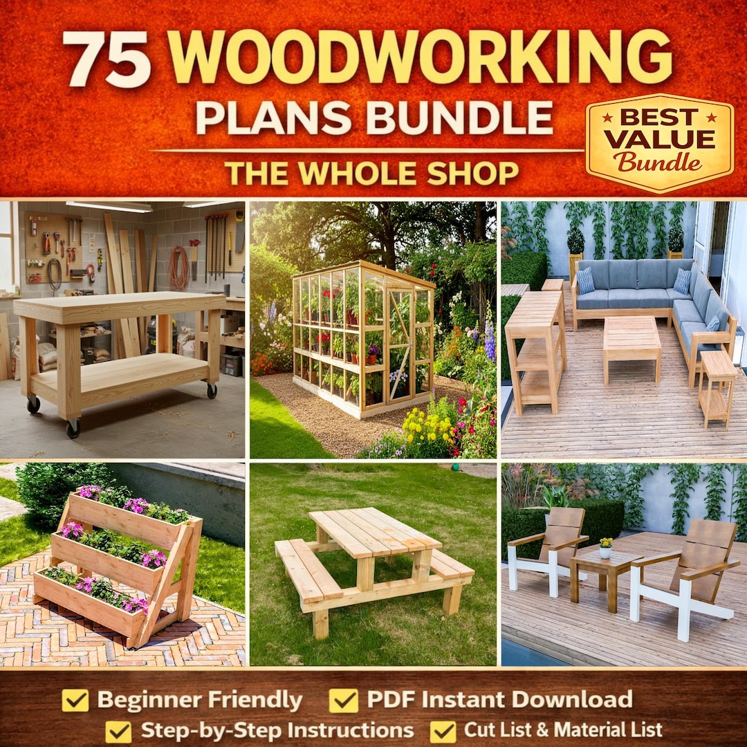 DIY Woodworking Plans Build Guide, Outdoor Garden Projects, Indoor ...