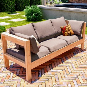 DIY Outdoor Furniture Plans Bundle: Patio Sofa, Garden Seating Set ...