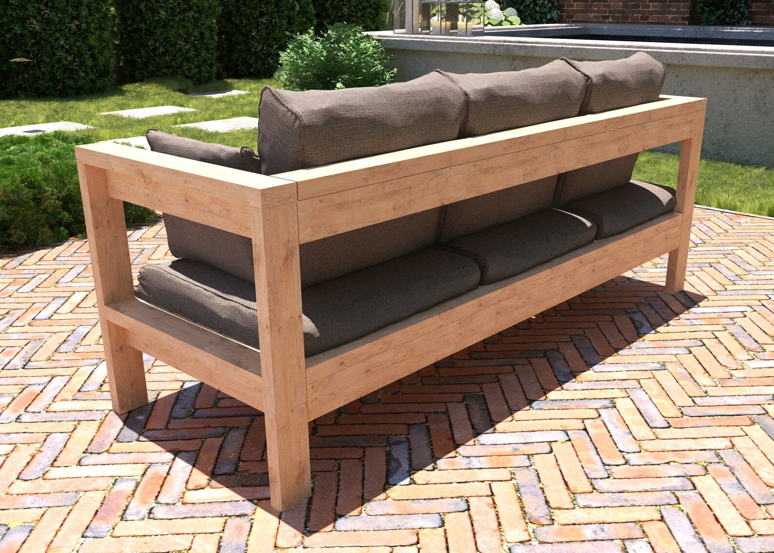 DIY Outdoor Sofa Plans Patio Sofa Plans Patio Bench Plans Etsy
