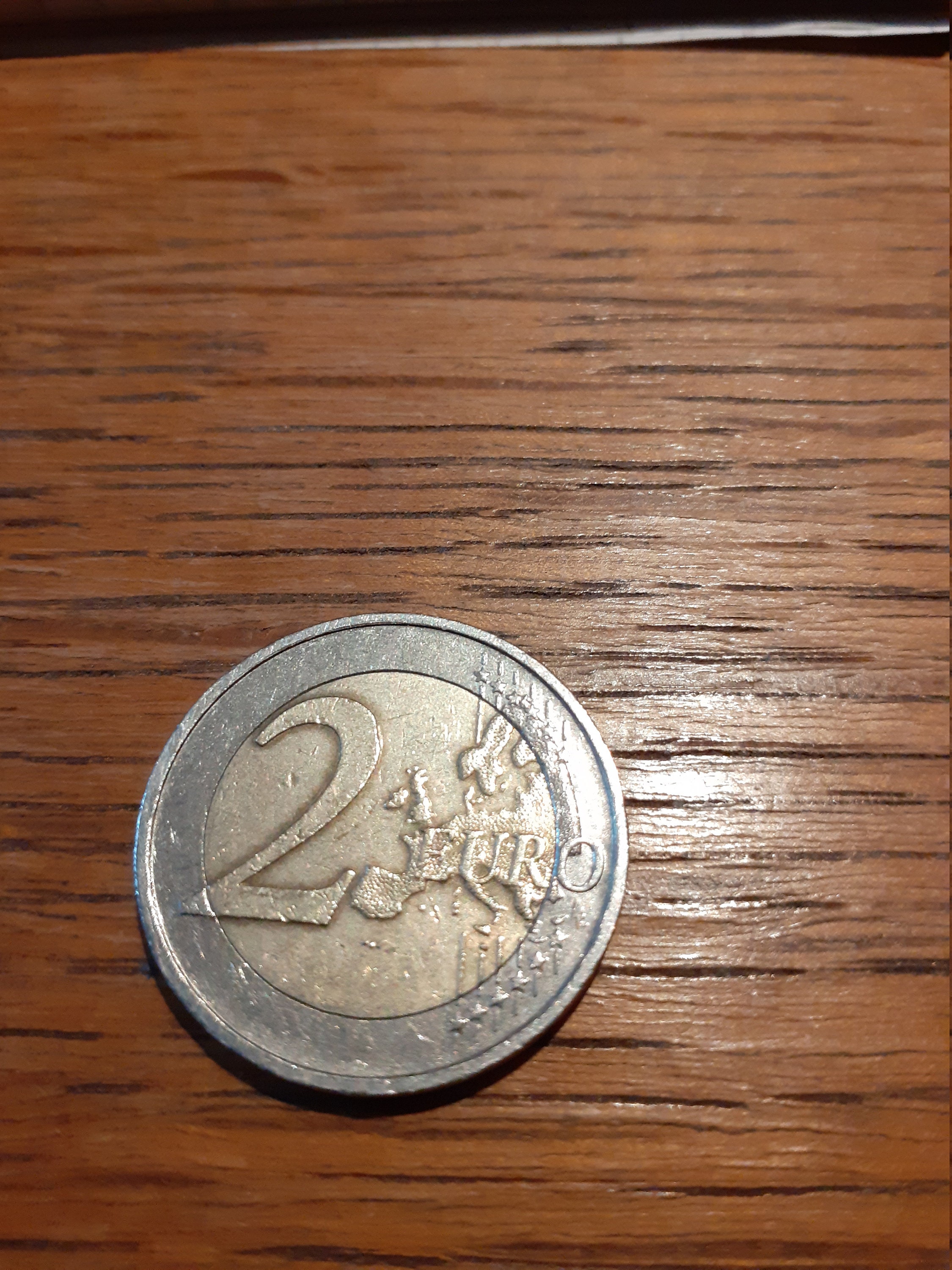 2 Euro Münze Strichmännchen Etsy