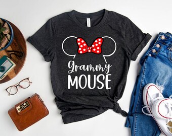 Grammy Mouse Shirt, Grandma mouse shirt, Disney family shirt, women's Disney shirt, Disney grandma shirt, Disneyworld shirt, Disney Shirt