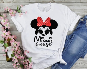 Minnie Mouse Shirt, Minnie Shirt, Disney Shirts ,Family Mouse Shirt, Disneyland Shirt, Women Disney Shirt, disney trip shirt