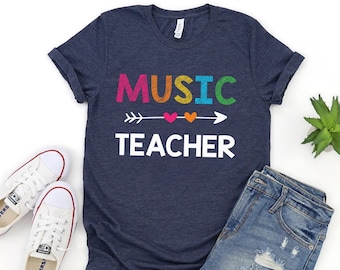 Music Shirt, Music Teacher Shirt, Song in Your Heart, Band Shirt, Music Therapy Shirt,  Teacher Shirt, Musician Shirt, Gift For Music Lovers