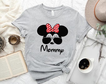 Mommy Disney Castle Shirt, Disney Shirt for Mommy, Mommy Mouse Shirt, Cute Minnie Tee, Minnie Graphic Tee, mickey mouse shirt, 40
