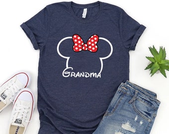 Oma Maus Shirt, Disney Familie Shirt, Damen Disney Shirt, Disney Oma Shirt, Disneyworld Shirt, Disney Urlaub Shirt, Disneyland