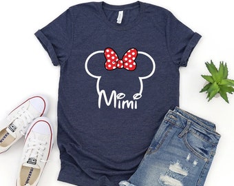 Mimi Mouse Shirt, Grandma mouse shirt, Disney family shirt, women's Disney shirt, Disney grandma shirt, Disneyworld shirt, Disney Shirt,
