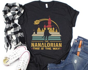 La camisa Nanalorian, The Grandmalorian, Camisas Nana, Camisa Nana divertida, Camisas para mamá, Día de la Madre, Camisa de mujer para abuela