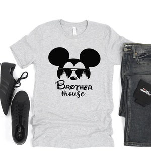 Brother Mouse Disney Family Shirt, Fathers days gift, gift for uncle, Shirts, Disney Family Shirt, Disneyworld shirt, Disney Family Trip