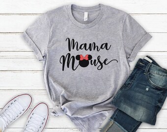 Mama mouse shirt, Minnie mouse mom shirt, Disney mouse mom shirt, Disney shirt, Minnie mom shirt, Mothers Day Shirt, Disneyland Shirt
