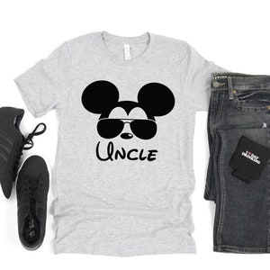 Uncle Mouse Shirt, Disney shirt for men, Disney men&#39;s shirt, Disney uncle shirt, Mickey shirt, Disney family shirt, Disneyland Shirt, 40