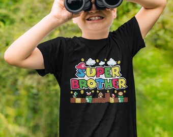 Super Brother Shirt, Super Kiddio shirt, Super Daddio Shirt , super mario shirt, Father's Day Shirt, Super Mommio Shirt, Matching family