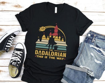 Star Wars Shirt for Dad, The Dadalorian T-shirt, Dad Shirt, Husband Gift, Gift for him, Gift for Father, Humor Father's Day Gift, Galaxy Tee