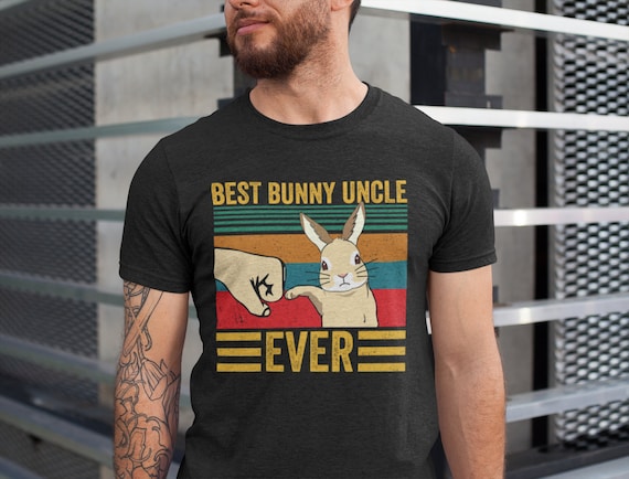 Mens Uncle Bunny Shirt Cute Rabbit Family Easter Gift Mens Uncle Bunny Shirt Cute Rabbit Family Easter Gift