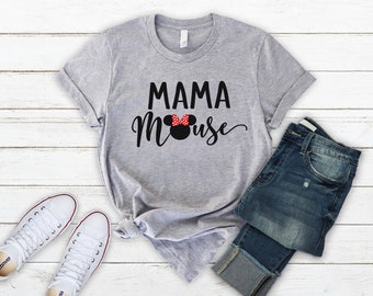 Mama mouse shirt, Minnie mouse mom shirt, Disney mouse mom shirt, Disney shirt, Minnie mom shirt, Mothers Day Shirt, Disneyland Shirt