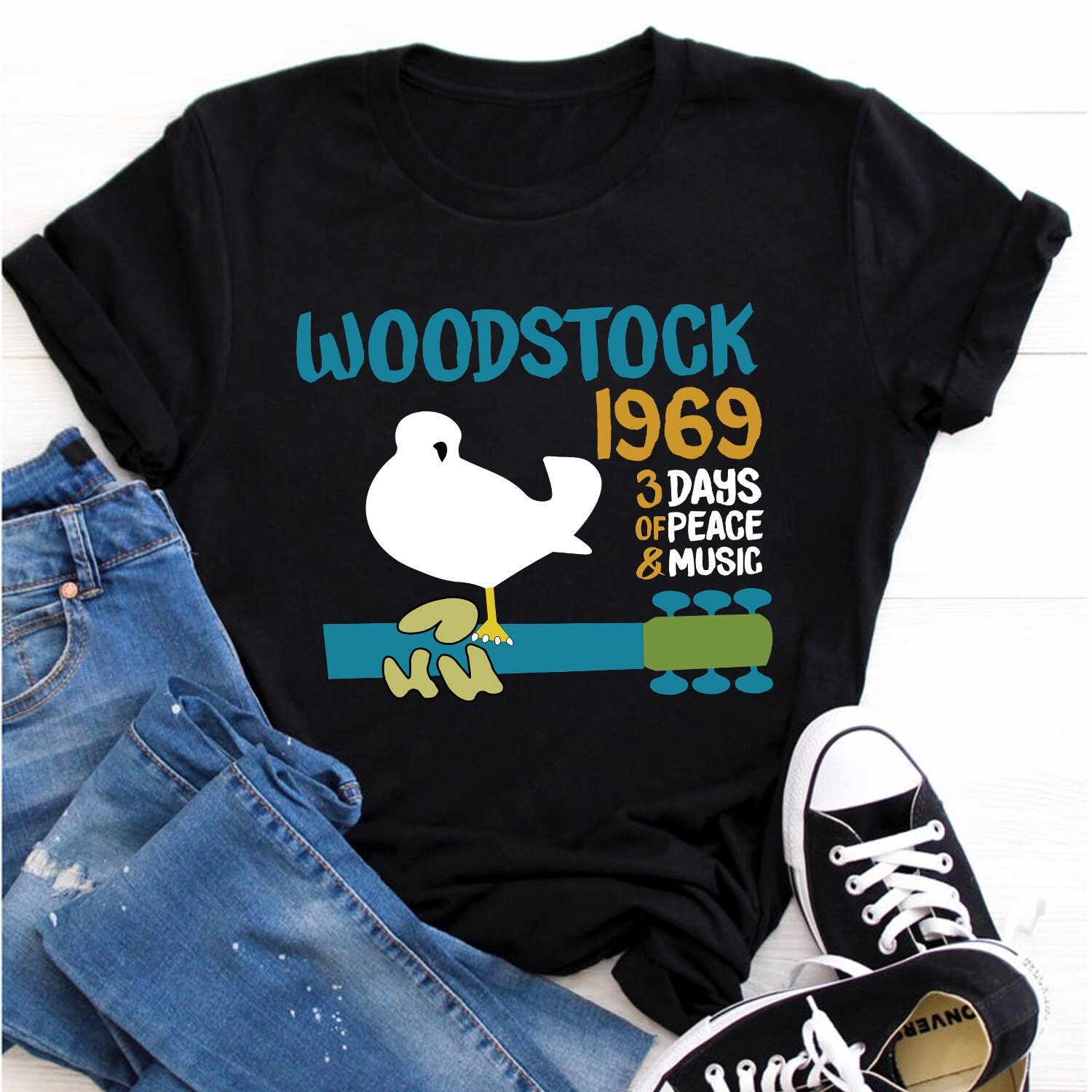woodstock tee shirt