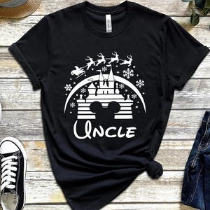 Uncle Mouse Shirt, Disney Christmas 2024 Shirt, Disney Family Christmas Matching Shirt, Disneyland Trip Shirt, Gift for Dad, Gift For Uncle