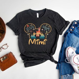Mimi Mouse Shirt, Grandma mouse , Disney family shirt, women&#39;s Disney shirt, Disney grandma shirt, Disneyworld shirt, Disney Shirt
