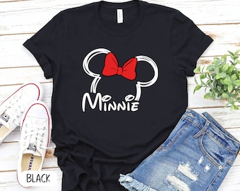 Minnie Mouse Shirt, Minnie Shirt, Disney Shirts ,Family Mouse Shirt, Disneyland Shirt, Women Disney Shirt, disney trip shirt 40