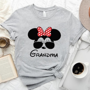 Grandma mouse shirt, Disney family shirt, women&#39;s Disney shirt, Disney grandma shirt, Disneyworld shirt, Disney Vacation Shirt,Disneyland 40