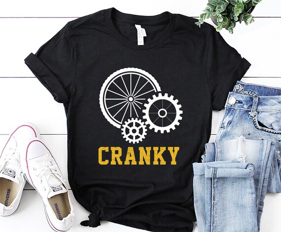 Retro Vintage Gift For Cycling Lovers Bicycle Cranky T-Shirt Retro Vintage Gift For Cycling Lovers Bicycle Cranky T-Shirt