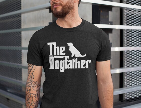 The Dogfather T-Shirt, Golden Retriever Silhouette, Dog Gift The Dogfather T-Shirt, Golden Retriever Silhouette, Dog Gift