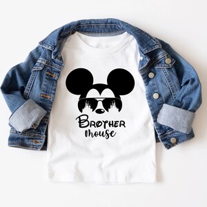 Brother Mouse Disney Family Shirt, Fathers days gift, gift for uncle, Shirts, Disney Family Shirt, Disneyworld shirt, Disney Family Trip