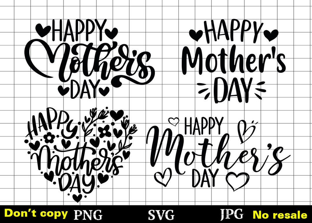Happy Mother’s Day SVG, Mothers Day Svg, Mothers Heart Svg, Mother Svg