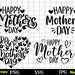 Happy Mother's Day SVG, Mothers Day Svg, Mothers Heart Svg, Mother Svg, Mom Svg, Mothers Day Shirt Svg, Mothers Day Cut file, Cut files