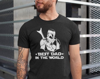 Bester Papa in der Galaxie Shirt, Vatertagsgeschenk, Starwars Shirt, Star Wars Fan, Geschenk für Ehemann, Bester Papa in der Welt Shirt