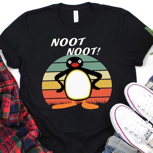 Pingu Noot Noot Motherf*ckers Camiseta divertida, Camisa Noot Noot Pingu, Camiseta divertida de regalo Meme, amantes de los pingüinos, camiseta de pingüino noot noot
