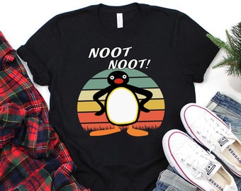 Pingu Noot Noot Motherf*ckers Camiseta divertida, Camisa Noot Noot Pingu, Camiseta divertida de regalo Meme, amantes de los pingüinos, camiseta de pingüino noot noot