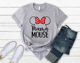 Mama mouse shirt, Minnie mouse mom shirt, Disney mouse mom shirt, Disney shirt, Minnie mom shirt, Mothers Day Shirt, Disneyland Shirt