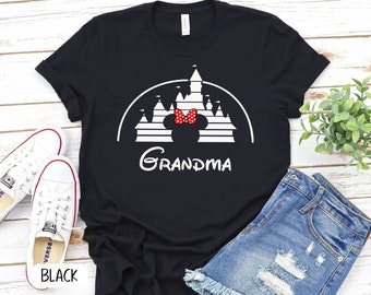 Oma-Maus-Shirt, Disney-Familien-Shirt, Damen-Disney-Shirt, Disney-Oma-Shirt, Disneyworld-Shirt, Disney-Urlaubs-Shirt, Disneyland 40