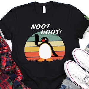 Pingu Noot Noot Motherf*ckers Camiseta divertida, Camisa Noot Noot Pingu, Camiseta divertida de regalo Meme, amantes de los pingüinos, camiseta de pingüino noot noot