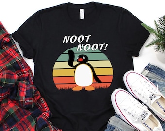 Pingu Noot Noot Motherf*ckers Camiseta divertida, Camisa Noot Noot Pingu, Camiseta divertida de regalo Meme, amantes de los pingüinos, camiseta de pingüino noot noot