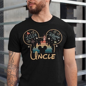 Uncle Mouse Shirt, Disney shirt for men, Disney men&#39;s shirt, Disney uncle shirt, Mickey shirt, Disney family shirt, Disneyland Shirt