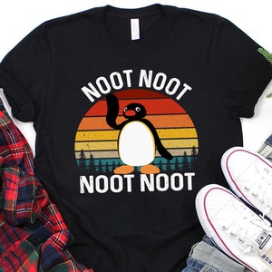 Pingu Noot Noot Motherf*ckers Camiseta divertida, Camiseta Noot Noot Pingu, Camiseta de regalo Funny Meme, amantes de los pingüinos, camiseta de pingüino de noot noot